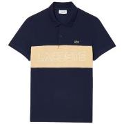 T-shirt Lacoste POLO BLEU MARINE COLOR BLOCK - MARINE/CROISSANT - 5