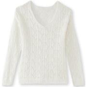 Pull Daxon by - Pull fantaisie avec mohair et laine