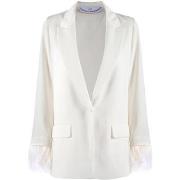 Veste Nenette berry_bianco