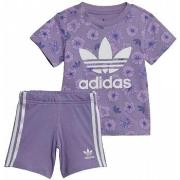 Ensembles de survêtement adidas ic8758_short_tee_set_viola