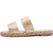 Sandales Tommy Hilfiger Th Gold Flat Espadri