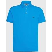 T-shirt Tommy Hilfiger Polo ajusté bleu en coton bio