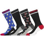 Chaussettes Freegun Lot de 4 Paires de Chaussettes de ville homme Fant...