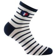 Chaussettes Kindy Socquettes jersey coeur sur rayures