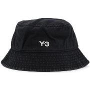 Chapeau Y-3 Casquette de pêcheur en tissu noir