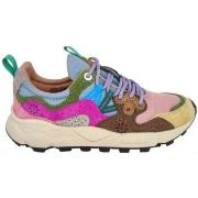 Baskets Flower Mountain Baskets Yamano 3 Femme Cream/Pink/Light Brown