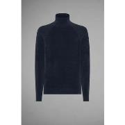 Sweat-shirt Rrd - Roberto Ricci Designs Pull col roulé marine en velou...