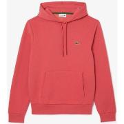 Polaire Lacoste Sweat à capuche rouge