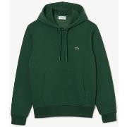 Polaire Lacoste Sweat à capuche vert