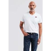 T-shirt Levis T-Shirt col V Levi's® blanc en coton