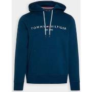 Polaire Tommy Hilfiger Sweat à capuche bleu foncé en coton bio