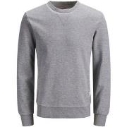 Sweat-shirt Jack &amp; Jones 12181903 CREW NECK-LIGHT GREY MELANGE