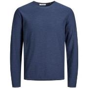 Pull enfant Jack &amp; Jones 12165398 SLUB KNIT-DENIM BLUE