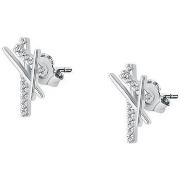 Boucles oreilles Cleor Boucles d'oreilles en argent 925/1000 et zircon