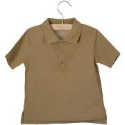 T-shirt enfant Little Hedonist Polo kaki neuf