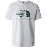 T-shirt The North Face - T-shirt col rond - blanc