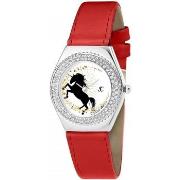 Montre Sc Crystal MF316-LICORNE+BRACELET006-ROUGE