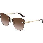 Lunettes de soleil Jimmy Choo JC4004HB Lunettes de soleil, Or/Marron, ...