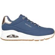 Baskets Skechers BASKETS UNO AIR SHIMMER AWAY BLEU