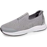 Baskets Isotoner Chaussures basket Femme à enfiler Gris