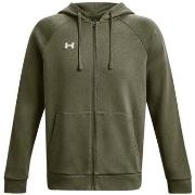 Sweat-shirt Under Armour Pull Rival Fleece Full-Zip Homme Marine Green...