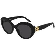 Lunettes de soleil Balenciaga BB0133S Lunettes de soleil, Noir/Gris, 5...