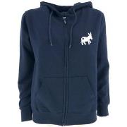 Sweat-shirt Sensa Cunisiun Pull Zip Logo Femme - Bleu