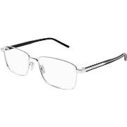 Lunettes de soleil Saint Laurent SL 666 Cadres Optiques, Argent/Transp...