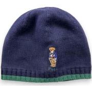 Bonnet enfant Ralph Lauren Bonnet bleu marine et vert - 4 ans