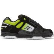 Chaussures de Skate DC Shoes STAG black green white