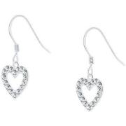 Boucles oreilles Cleor Boucles d'oreilles en argent 925/1000 et crista...