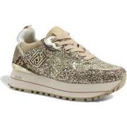 Chaussures Liu Jo Maxi Wender Glitter Sneaker Donna Sand BF4001TX007