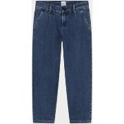 Pantalon enfant BOSS Jean enfant bleu avec 4 poches