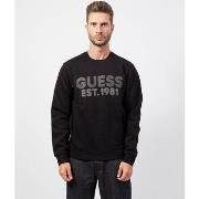 Sweat-shirt Guess Sweat-shirt pour hommes en coton mélangé avec logo