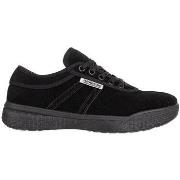 Baskets Kawasaki Leap Suede Shoe K204414 1001S Black Solid