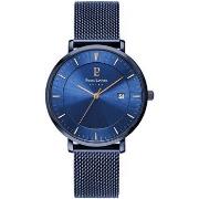 Montre Pierre Lannier INTI Cadran Bleu Bracelet Acier milanais Bleu