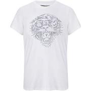 T-shirt Ed Hardy Tiger-glow t-shirt white