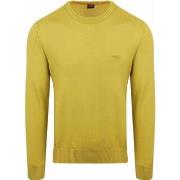 Sweat-shirt BOSS Pull-over Avac Laine Vert