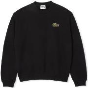 Sweat-shirt Lacoste Loose Fit Badge Accent Sweatshirt - Noir