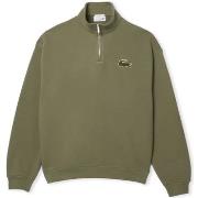 Sweat-shirt Lacoste Loose Fit Zip Neck Sweatshirt - Vert Kaki