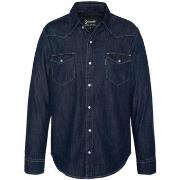 Chemise Schott Chemise homme Ref 61666 Denim