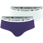 Boxers Athena Lot de 2 boxers fille Coton Ultra Doux Girl by