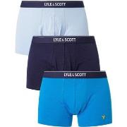 Caleçons Lyle &amp; Scott Lot De 3 Malles En Coton Extensible