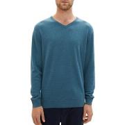 Pull Tom Tailor Pull BASIC V NECK Dark Green