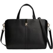 Sac Tommy Hilfiger Heritage Borsa Satchel Donna Black AW0AW16318