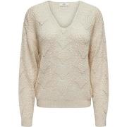 Pull Jacqueline De Yong JDYBADUT L/S V-NECK STRUC GLITT PULL KNT 15302...