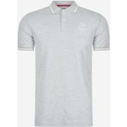 T-shirt Hackett Polo à logo Heritage - gris chiné