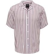 Chemise Only &amp; Sons ONSWAYNE LIFE SS VISCOSE SHIRT NOOS - 22013267