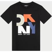 T-shirt enfant Dkny T-shirt enfant avec logo déstructuré