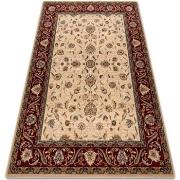 Tapis Rugsx Tapis en laine OMEGA ARIES fleurs rubis 100x150 cm